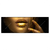 Led Wandbild Goldene Lippen Panorama Produktvorschau Frontal