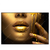 Led Wandbild Goldene Lippen Querformat Produktvorschau Frontal
