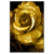 Led Wandbild Goldene Rose Hochformat Produktvorschau Frontal