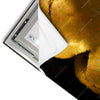 Led Wandbild Goldene Rose Panorama Materialvorschau