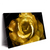 Led Wandbild Goldene Rose Querformat Produktvorschau Seitlich