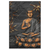 Led Wandbild Goldener Buddha Bambus Hochformat Produktvorschau Frontal