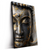 Led Wandbild Goldener Buddha Fluid Art Hochformat Produktvorschau Seitlich