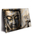 Led Wandbild Goldener Buddha Fluid Art Querformat Produktvorschau Seitlich