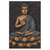 Led Wandbild Goldener Buddha Hochformat Produktvorschau Frontal