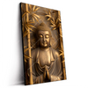 Led Wandbild Goldener Buddha Im Bambuswald Hochformat Produktvorschau Seitlich
