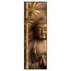 Led Wandbild Goldener Buddha Im Bambuswald Schmal Produktvorschau Frontal