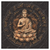 Led Wandbild Goldener Buddha No 2 Quadrat Produktvorschau Frontal