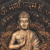 Led Wandbild Goldener Buddha No 2 Querformat Zoom