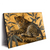 Led Wandbild Goldener Leopard Imposanter Jaeger Querformat Produktvorschau Seitlich