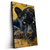 Led Wandbild Goldener Panther Hochformat Produktvorschau Seitlich