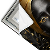 Led Wandbild Goldenes Ananasmaedchen No 1 Querformat Materialvorschau