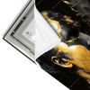 Led Wandbild Goldenes Ananasmaedchen No 2 Querformat Materialvorschau