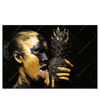 Led Wandbild Goldenes Ananasmaedchen No 2 Querformat Produktvorschau Frontal