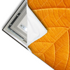 Led Wandbild Goldenes Blatt Querformat Materialvorschau