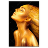 Led Wandbild Goldenes Haar Hochformat Produktvorschau Frontal