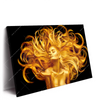 Led Wandbild Goldenes Haar No 2 Querformat Produktvorschau Seitlich