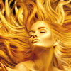 Led Wandbild Goldenes Haar No 2 Querformat Zoom
