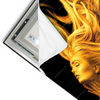 Led Wandbild Goldenes Haar No 3 Querformat Materialvorschau