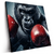 Led Wandbild Gorilla Mit Roten Boxhandschuhen Quadrat Produktvorschau Seitlich