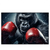 Led Wandbild Gorilla Mit Roten Boxhandschuhen Querformat Produktvorschau Frontal