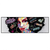 Led Wandbild Graffiti Afro No 1 Panorama Produktvorschau Frontal