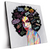 Led Wandbild Graffiti Afro No 1 Quadrat Produktvorschau Seitlich