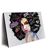 Led Wandbild Graffiti Afro No 1 Querformat Produktvorschau Seitlich