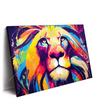 Led Wandbild Graffiti Loewe Querformat Produktvorschau Seitlich