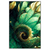 Led Wandbild Gruene Spiralblaetter Hochformat Produktvorschau Frontal