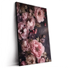 Led Wandbild Hellrosa Blumen Hochformat Produktvorschau Seitlich