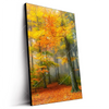 Led Wandbild Herbstfarben Im Nebligen Wald Hochformat Produktvorschau Seitlich