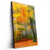 Led Wandbild Herbstfarben Im Nebligen Wald Hochformat Produktvorschau Seitlich