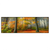 Led Wandbild Herbstfarben Im Nebligen Wald Panorama Produktvorschau Frontal