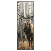 Led Wandbild Hirsch Im Birkenwald Schmal Produktvorschau Frontal