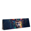 Led Wandbild Hirsch Im Leuchtenden Farbmix Panorama Produktvorschau Seitlich