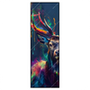 Led Wandbild Hirsch Im Leuchtenden Farbmix Schmal Produktvorschau Frontal