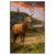 Led Wandbild Hirsch In Gebirgslandschaft Hochformat Produktvorschau Frontal