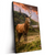 Led Wandbild Hirsch In Gebirgslandschaft Hochformat Produktvorschau Seitlich