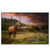 Led Wandbild Hirsch In Gebirgslandschaft Querformat Produktvorschau Frontal