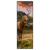 Led Wandbild Hirsch In Gebirgslandschaft Schmal Produktvorschau Frontal
