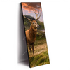 Led Wandbild Hirsch In Gebirgslandschaft Schmal Produktvorschau Seitlich