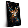 Led Wandbild Hirsch Kopf Hochformat Produktvorschau Seitlich