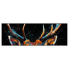 Led Wandbild Hirsch Kopf Panorama Produktvorschau Frontal
