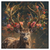 Led Wandbild Hirsch Mit Floralem Geweih Quadrat Produktvorschau Frontal