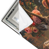 Led Wandbild Hirsch Mit Floralem Geweih Querformat Materialvorschau