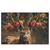 Led Wandbild Hirsch Mit Floralem Geweih Querformat Produktvorschau Frontal