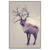 Led Wandbild Hirsch Wald No 1 Hochformat Produktvorschau Frontal