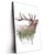 Led Wandbild Hirsch Wald No 2 Hochformat Produktvorschau Seitlich