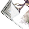 Led Wandbild Hirsch Wald No 2 Querformat Materialvorschau
